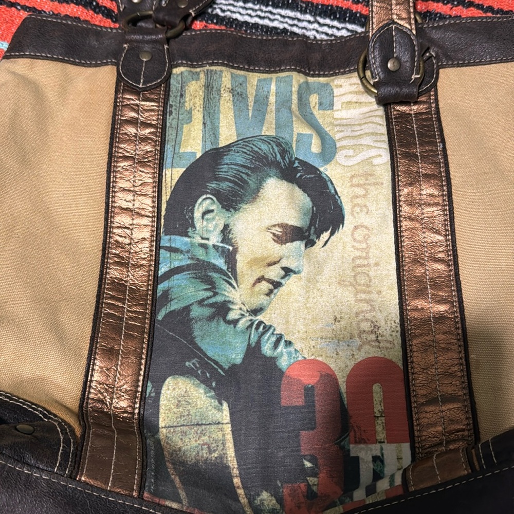 Elvis Canvas Tote Bag